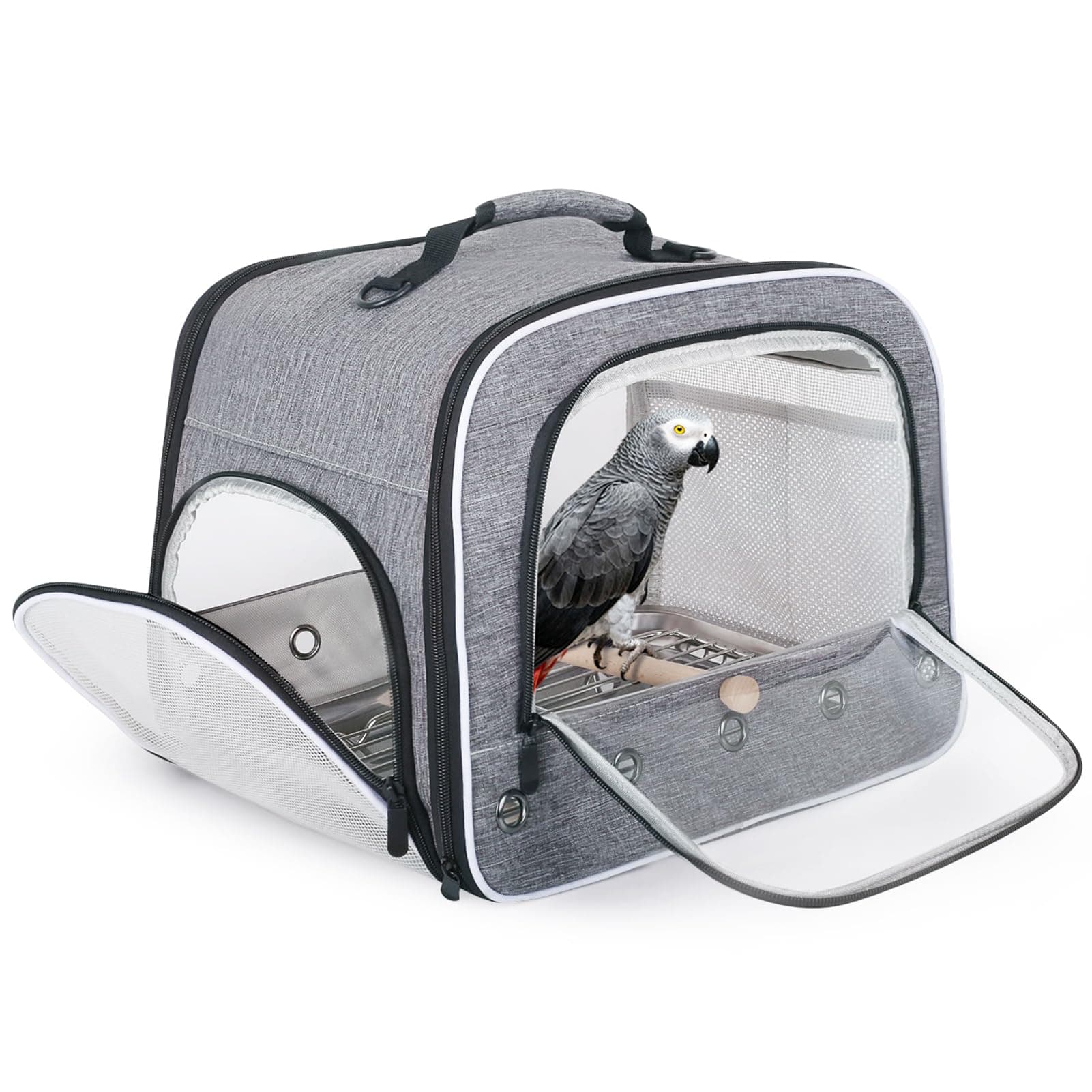 halinfer Bird Carry Carrier to Transport Large Size Parrot, Portable Bag with Me - Image 1