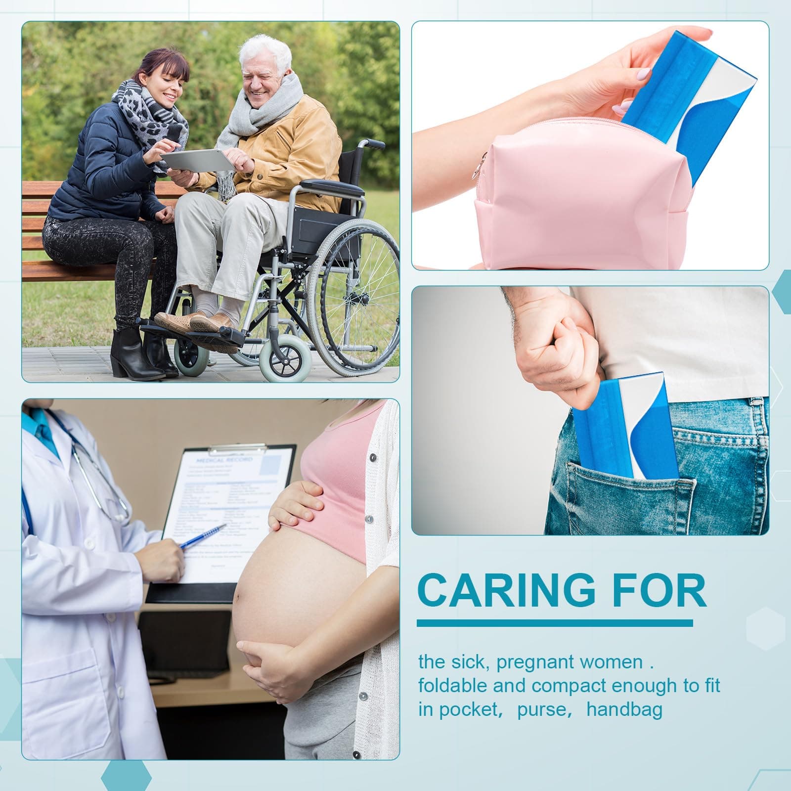 Colingmill 120 Pcs Disposable Urine Bag 700 ml Pee Bags for Travel for Women/Men - Thumbnail 6