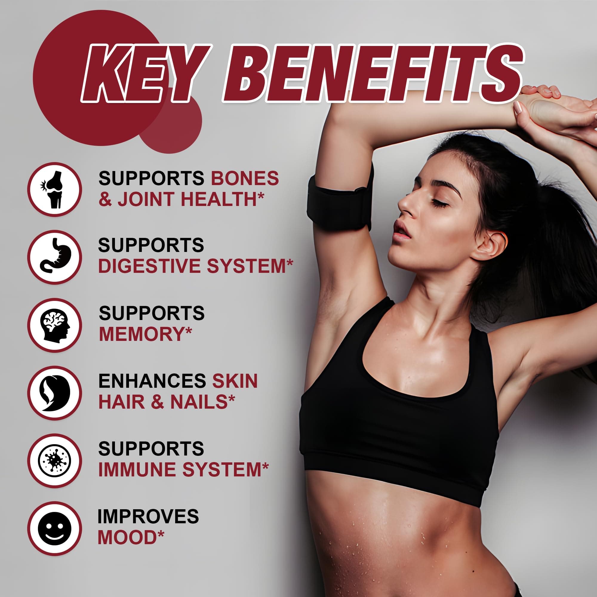 Zammex Beef Bone Broth Protein Powder - Grass-Fed Hydrolyzed Collagen, Supports - Thumbnail 3