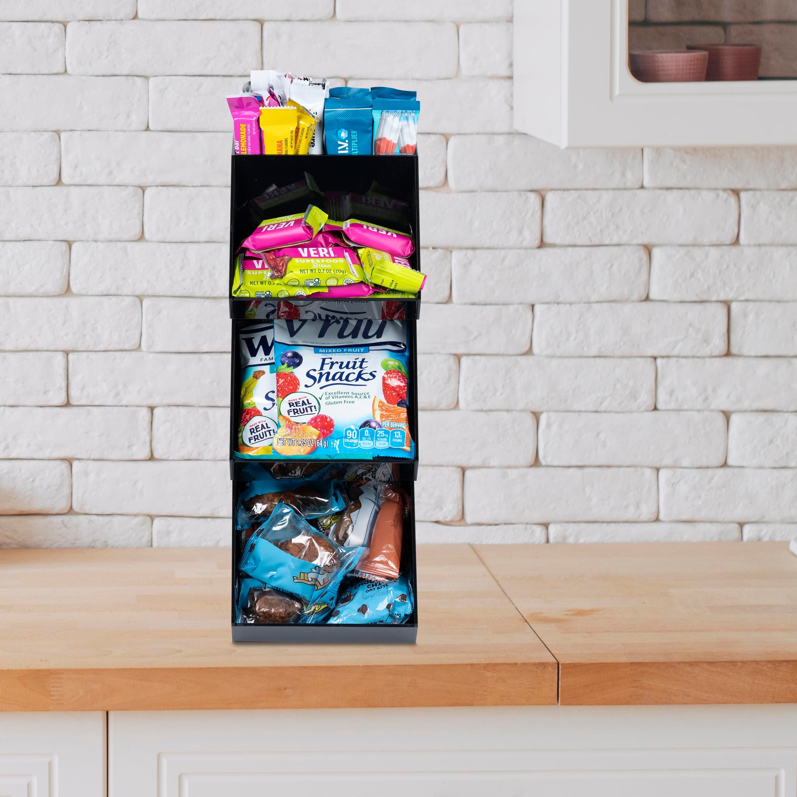 Inevibe Condiment Holder Stand - 3 Tier Compartment for Condiments, Sauce Packet - Thumbnail 4