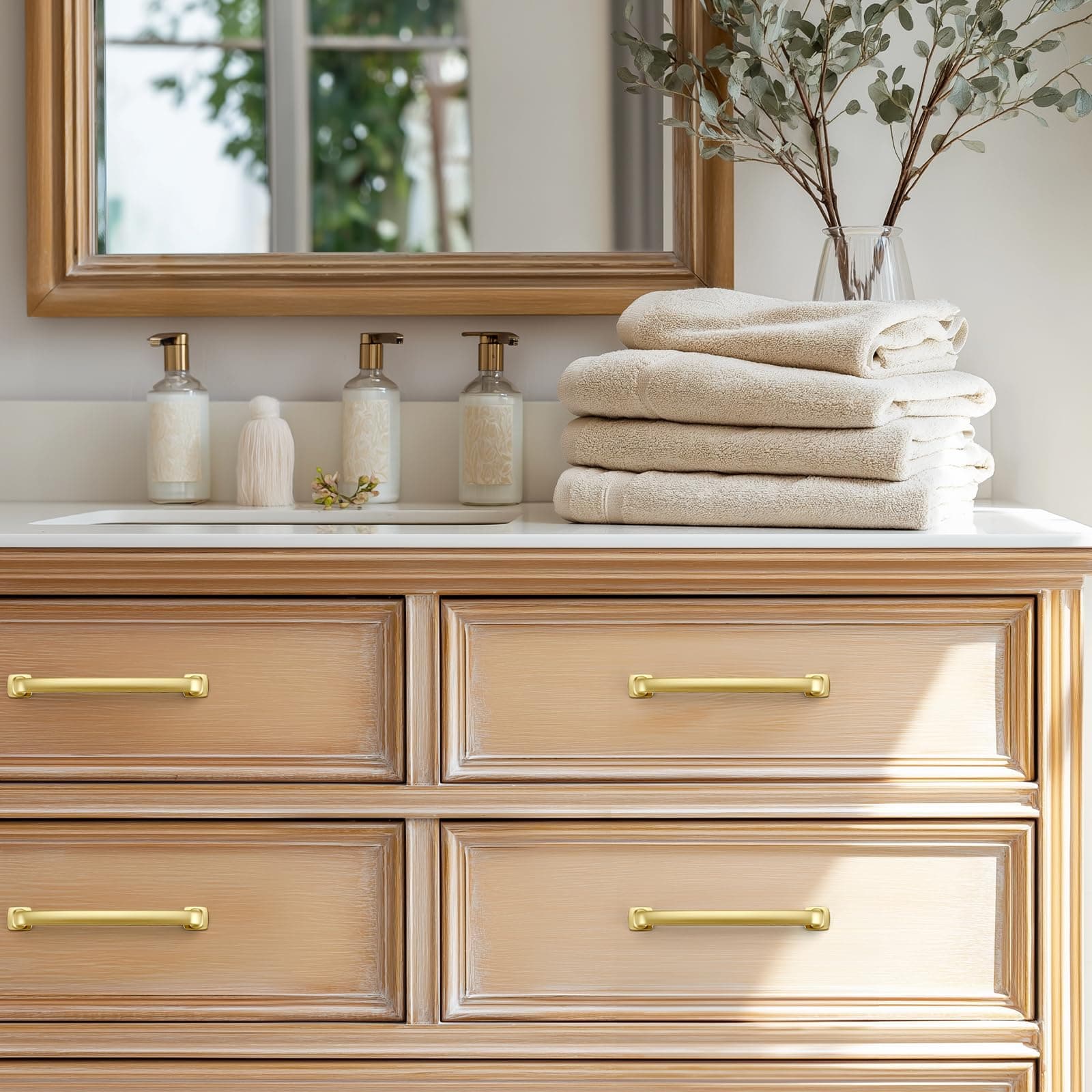 Ravinte Decor 20 Pack Cabinet Handles Arch Cabinet Pulls 5in Champagne Bronze Ki - Thumbnail 5