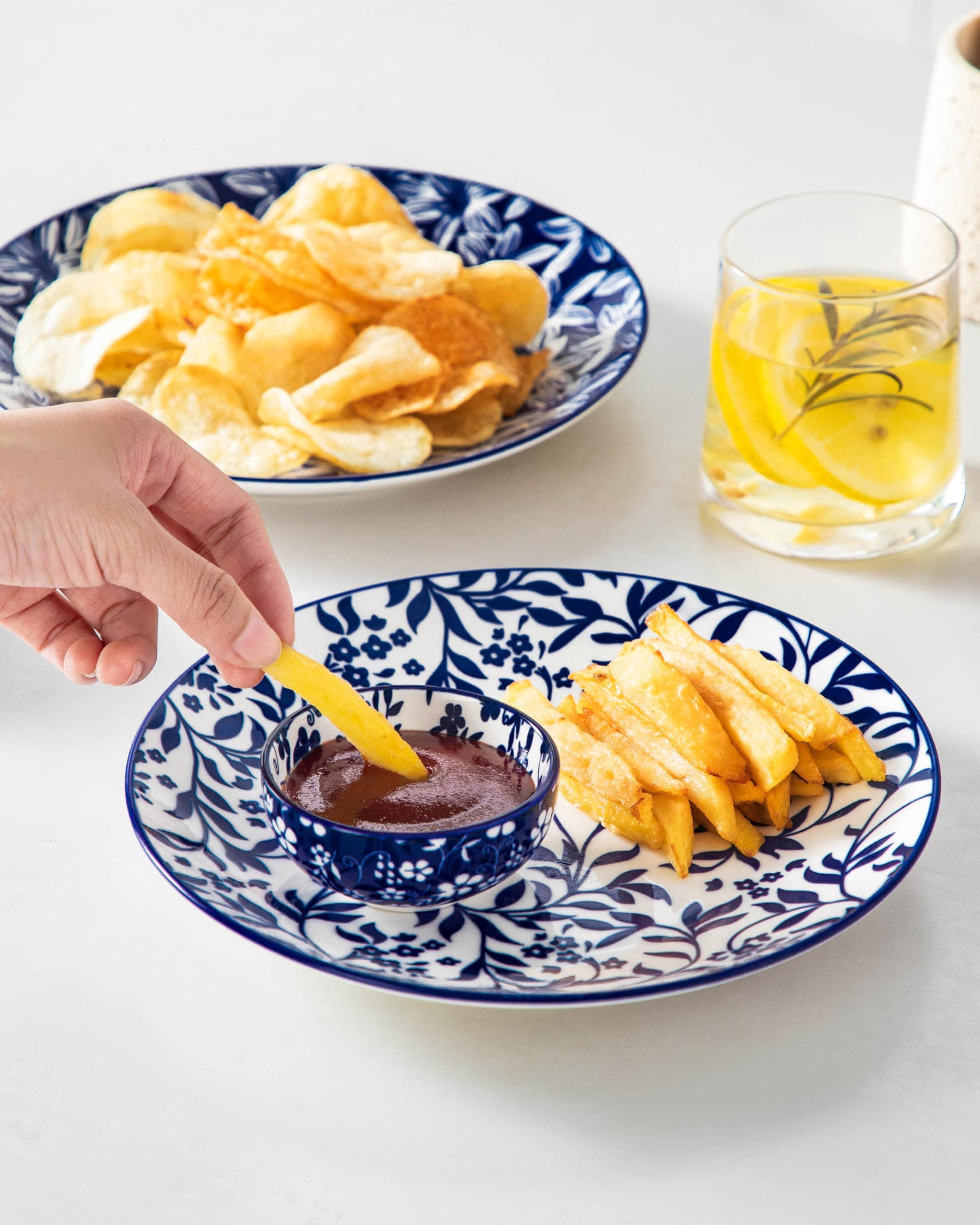 Vancasso 2.7 Oz Ceramic Mini Dipping Bowls Set of 6 3 Inch Small Dip Bowls for S - Thumbnail 7