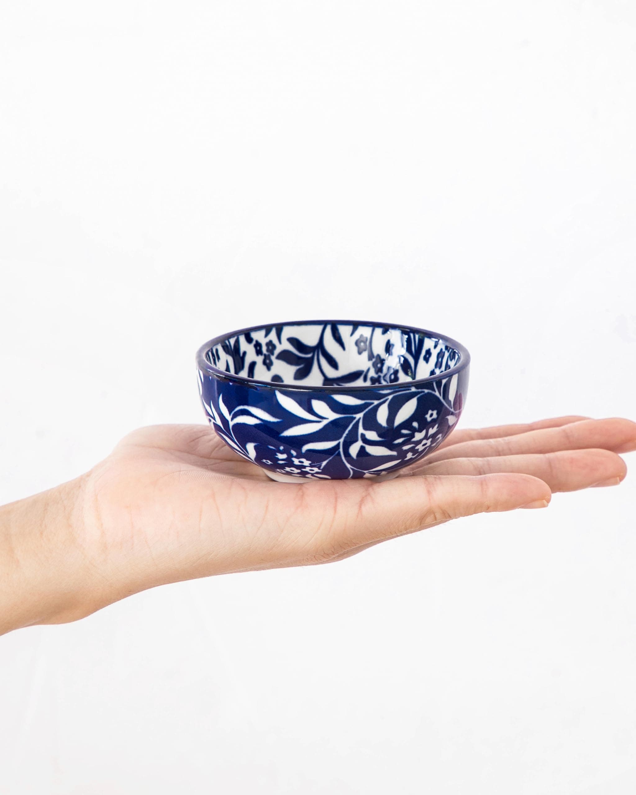 Vancasso 2.7 Oz Ceramic Mini Dipping Bowls Set of 6 3 Inch Small Dip Bowls for S - Thumbnail 3