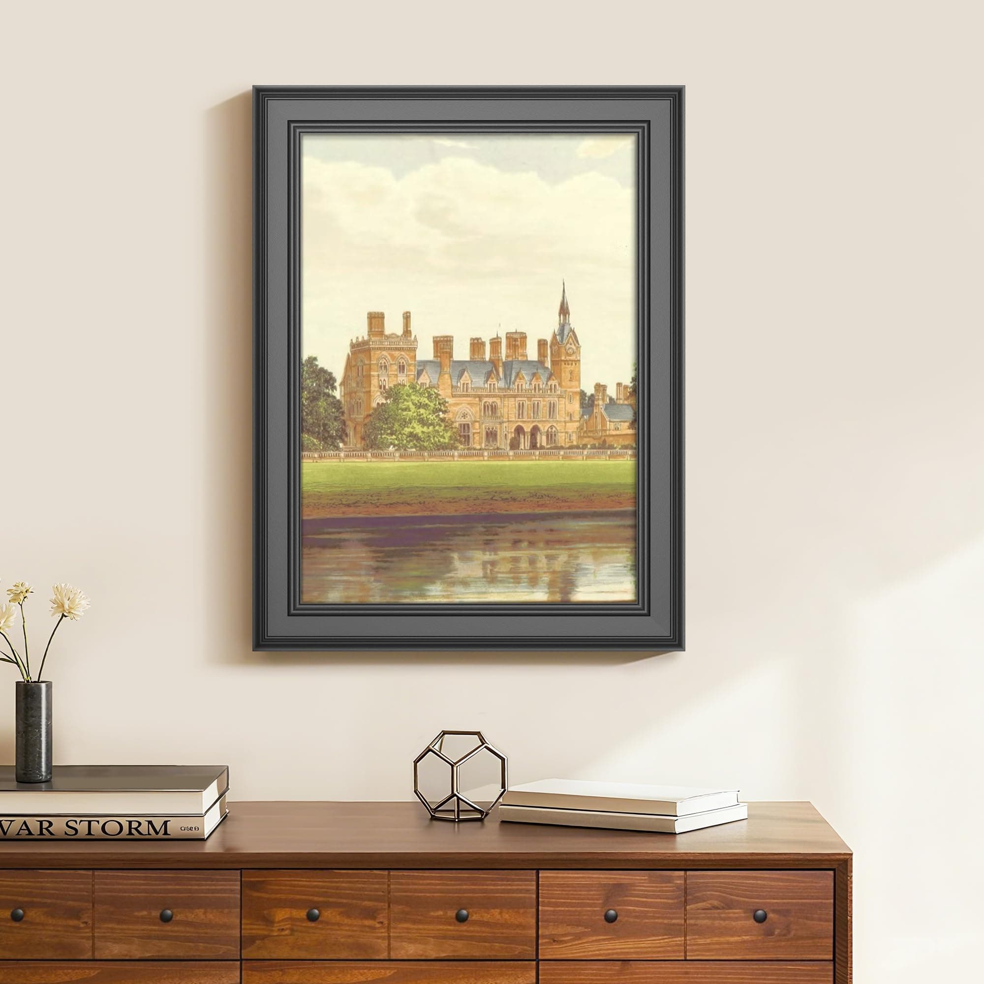 Tinkeps 20x28 Picture Frame Black, 2-Inch Wide Border 20x28 Poster Frame with Bl - Thumbnail 5