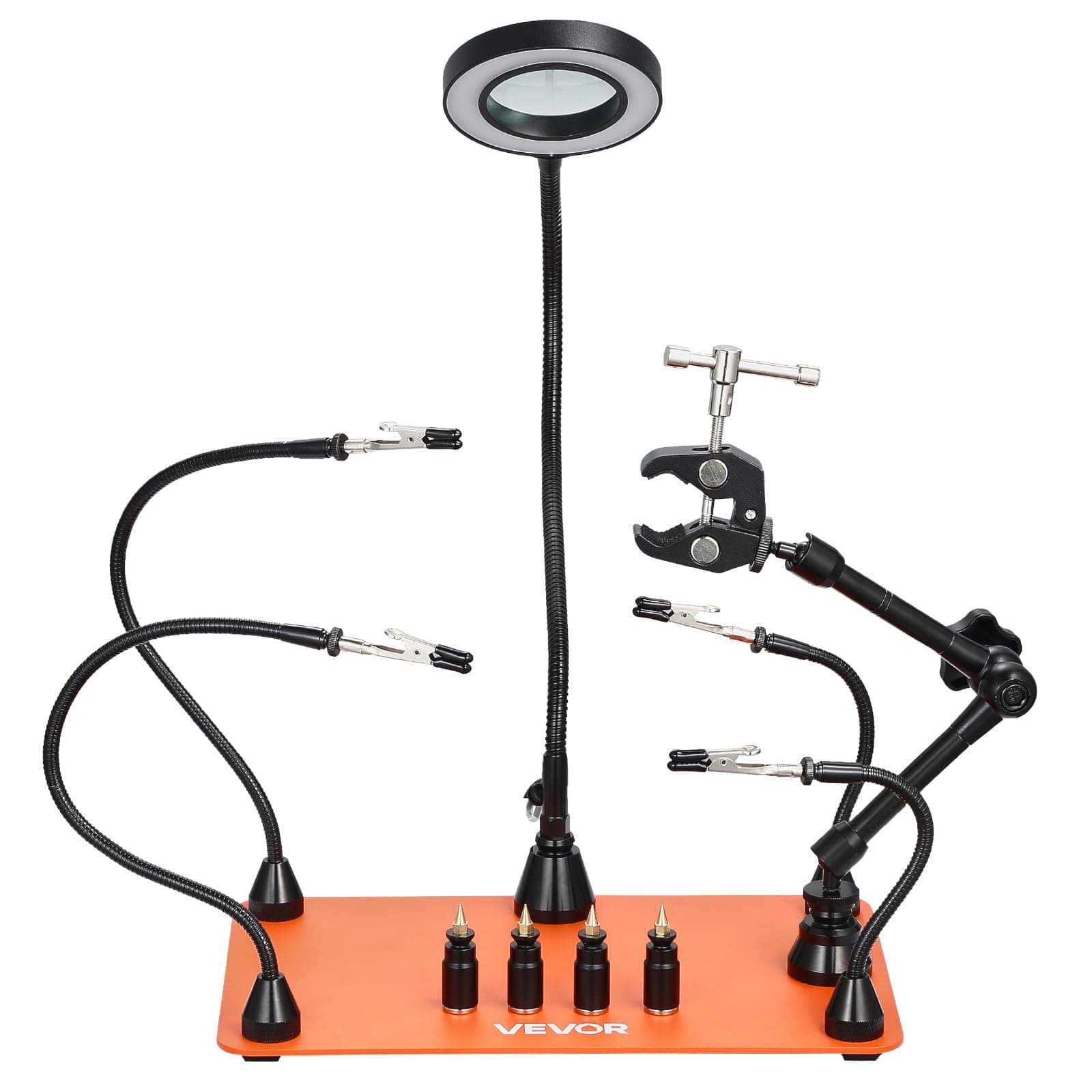 Vevor Magnetic Helping Hands Soldering Station Third Hand Soldering Tool Goosene - Thumbnail 9
