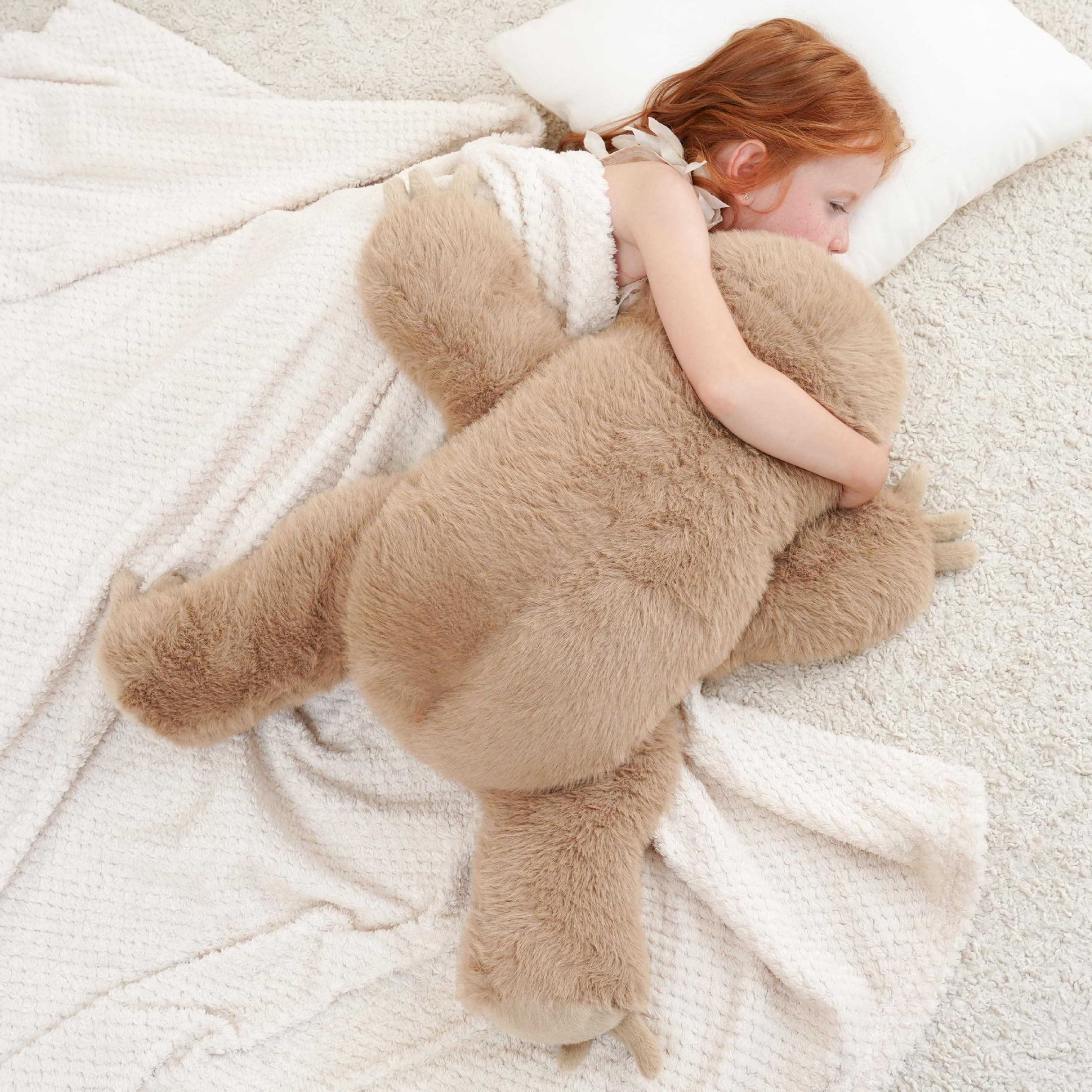 AmyToo Weighted Stuffed Animals, Weighted Sloth Stuffed Animal, Giant Sloth Plus - Thumbnail 5