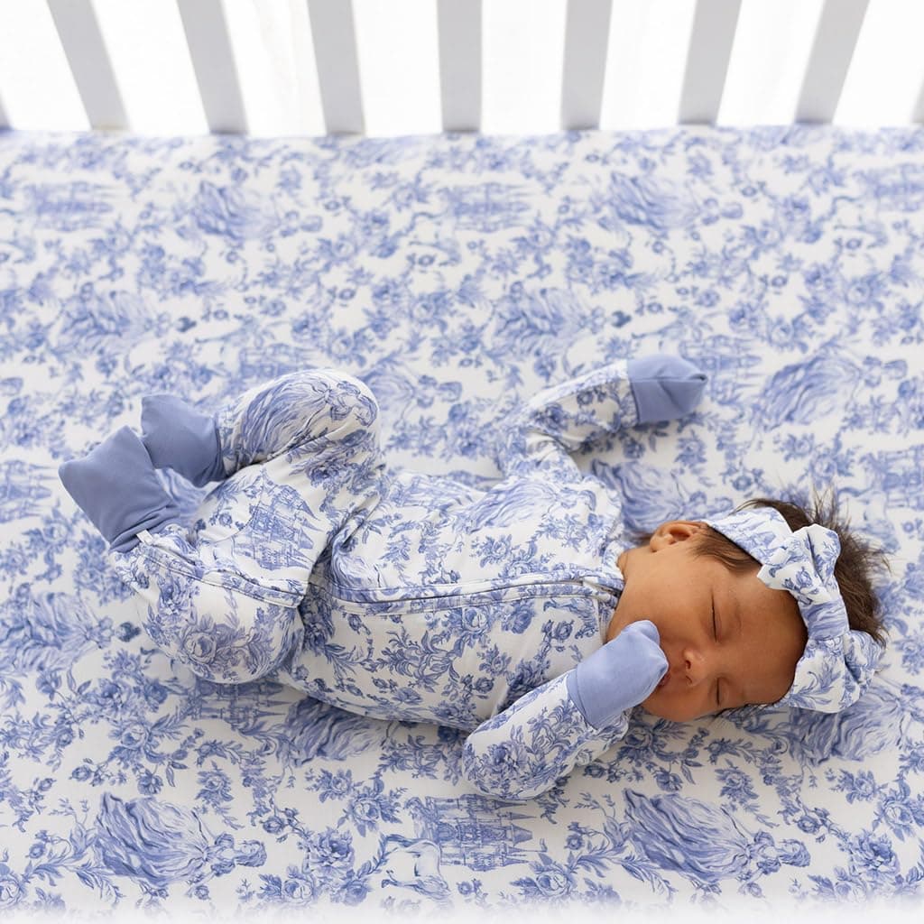 Posh Peanut Fitted Crib Sheet, Soft Viscose from Bamboo Fabric, Standard Crib an - Thumbnail 4