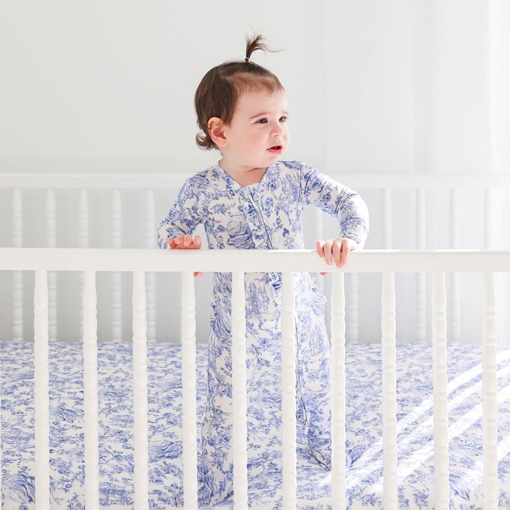 Posh Peanut Fitted Crib Sheet, Soft Viscose from Bamboo Fabric, Standard Crib an - Thumbnail 6