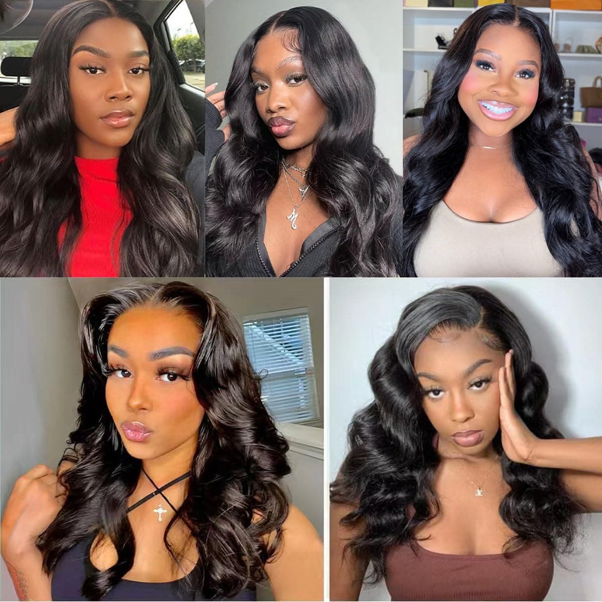 Human Hair Bundles Body Wave 8 10 12 14 Inch 100% Unprocessed Brazilian Body Wav - Thumbnail 7