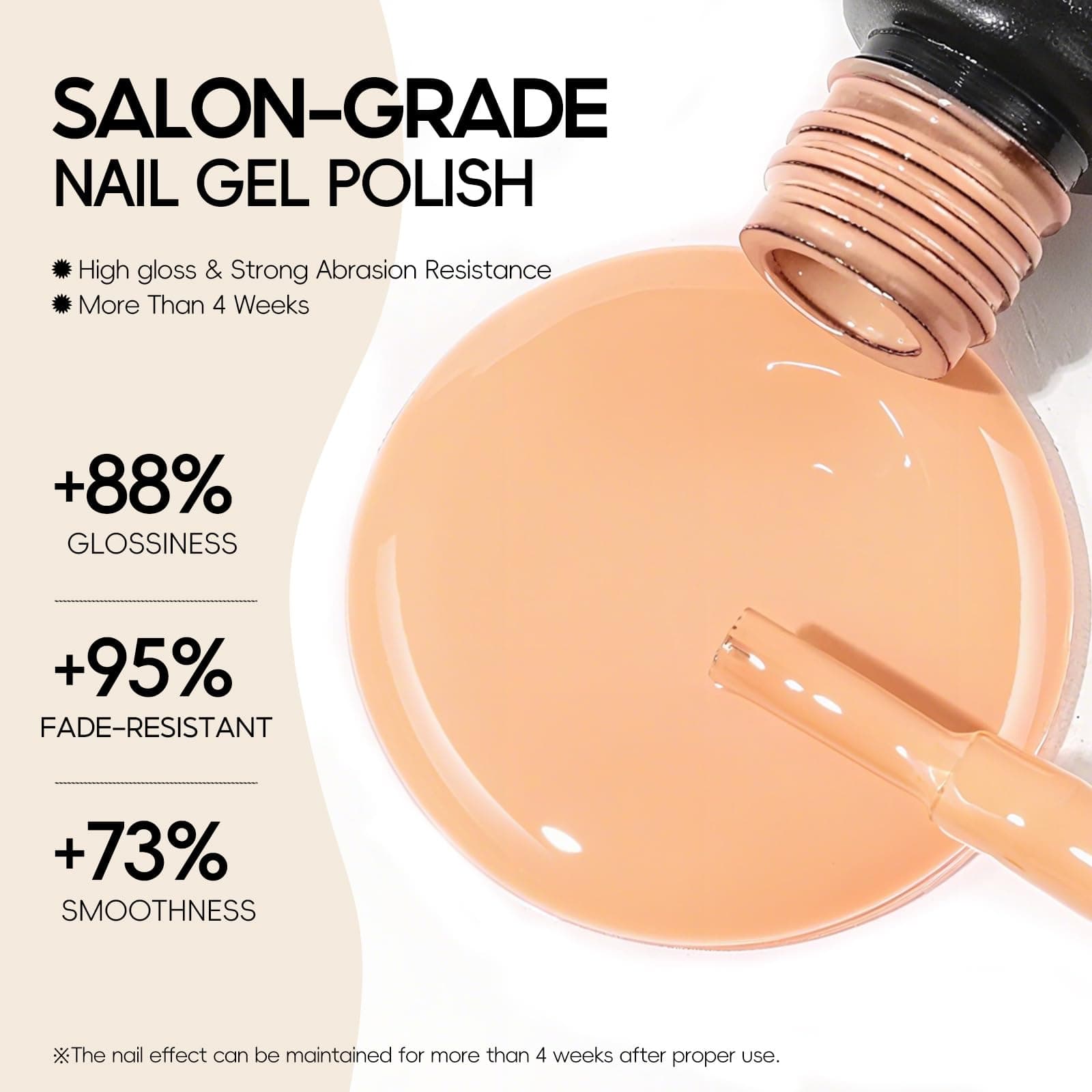 PEACECOLOR 60PCs Gel Nail Polish Set 55 Colors Gel Polish Kit with Glossy/Matte/ - Thumbnail 7
