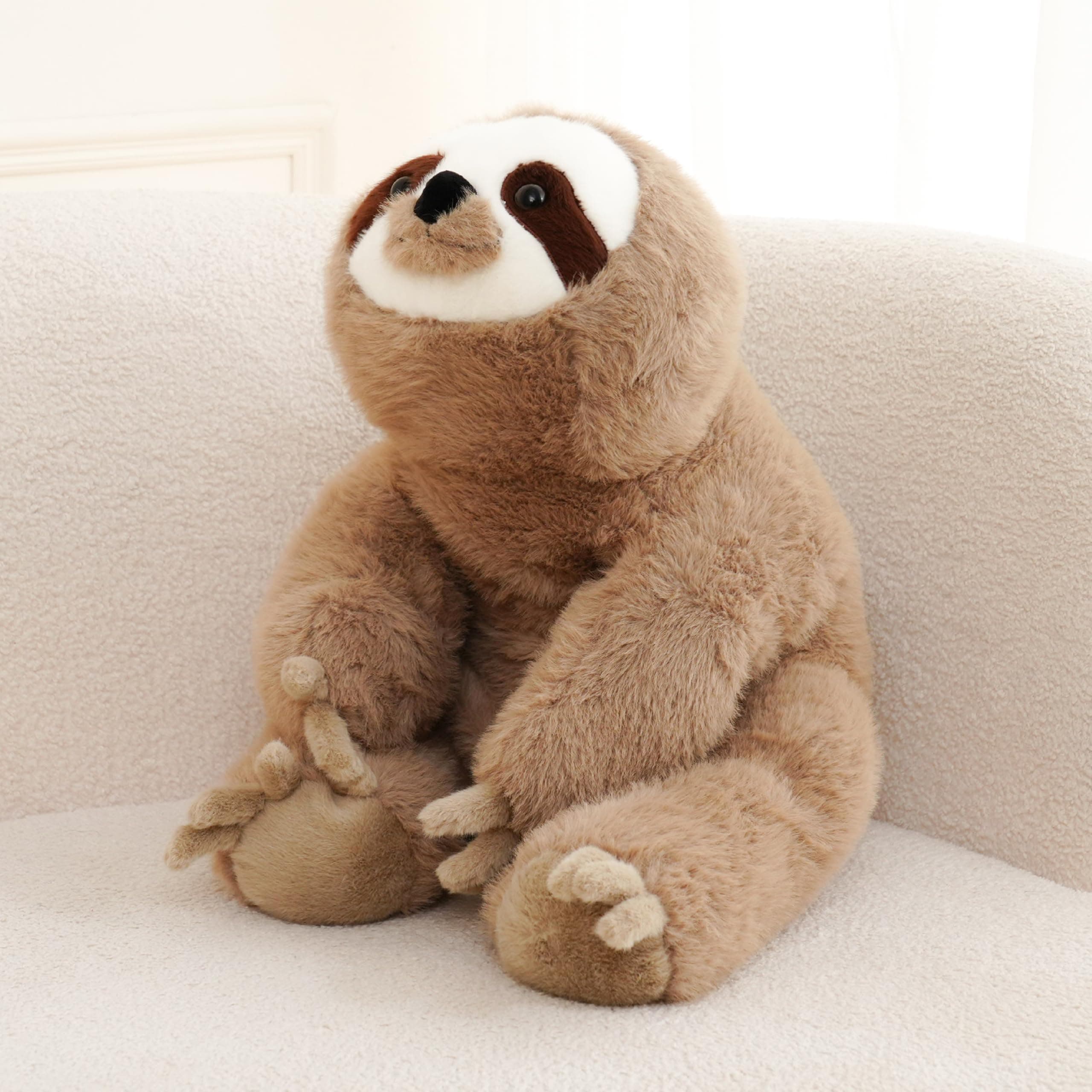 AmyToo Weighted Stuffed Animals, Weighted Sloth Stuffed Animal, Giant Sloth Plus - Thumbnail 7