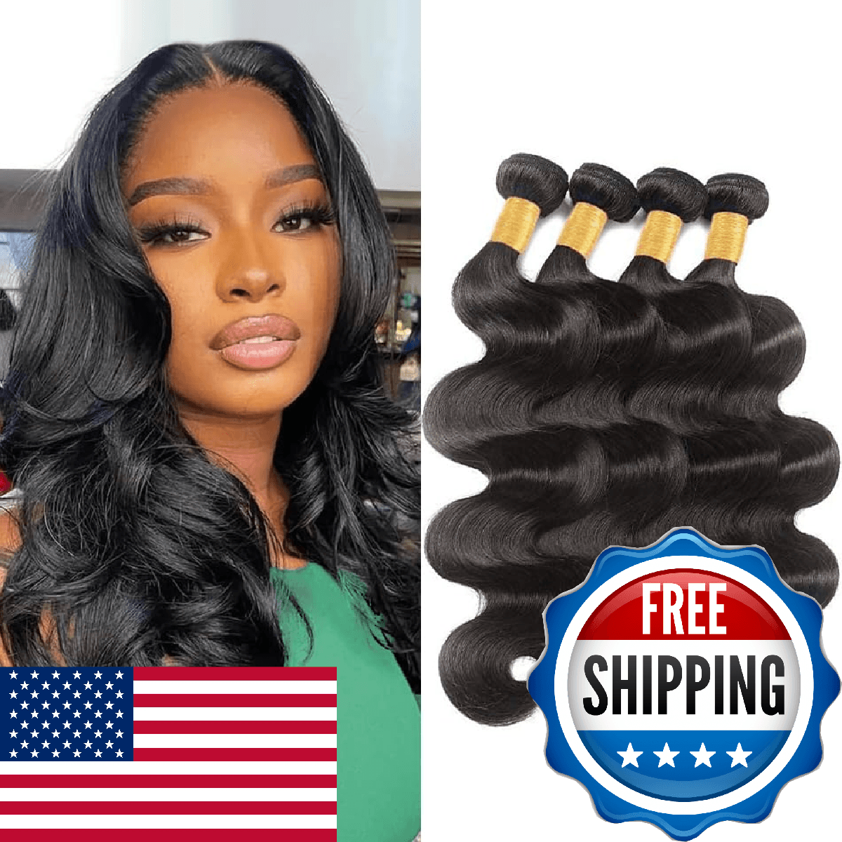 Human Hair Bundles Body Wave 8 10 12 14 Inch 100% Unprocessed Brazilian Body Wav - Image 1