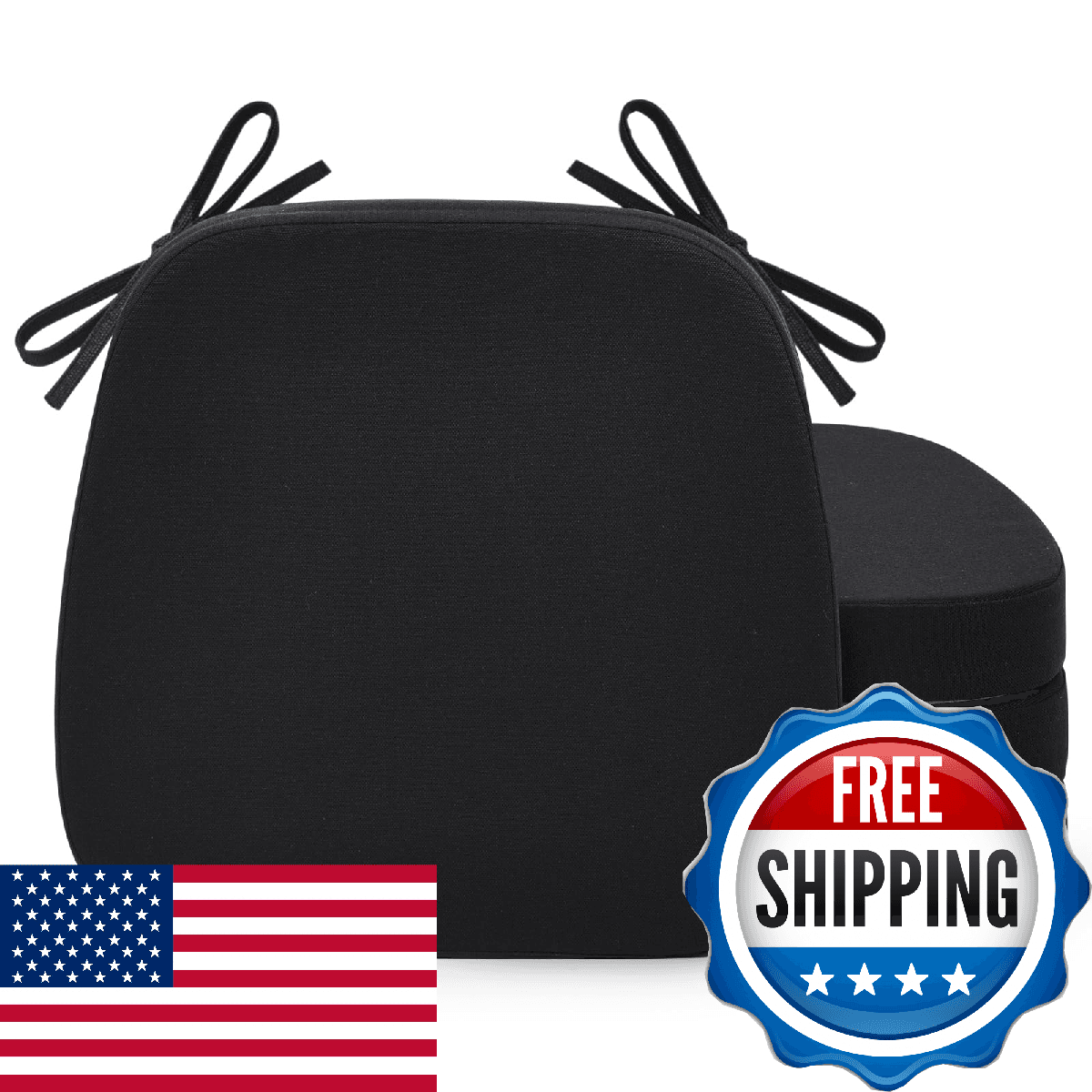 Shinnwa Chair Cushions for Dining Chairs 4 Pack, Non-Slip Kitchen Chair Cushions - Image 1