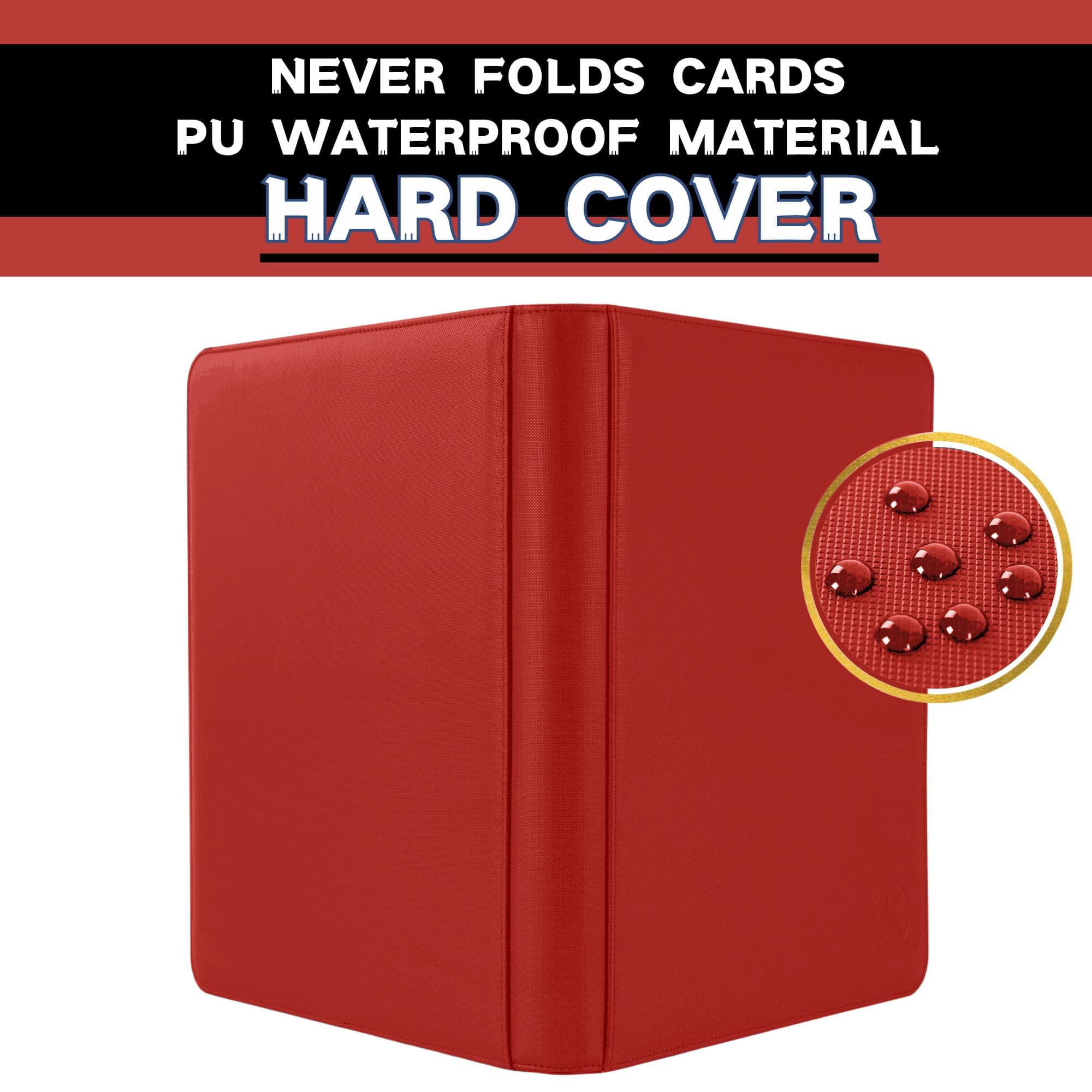 KUOOKING 1600+ Pockets Trading Card Binder, 16-Pocket Card Ablum Compatible with - Thumbnail 3