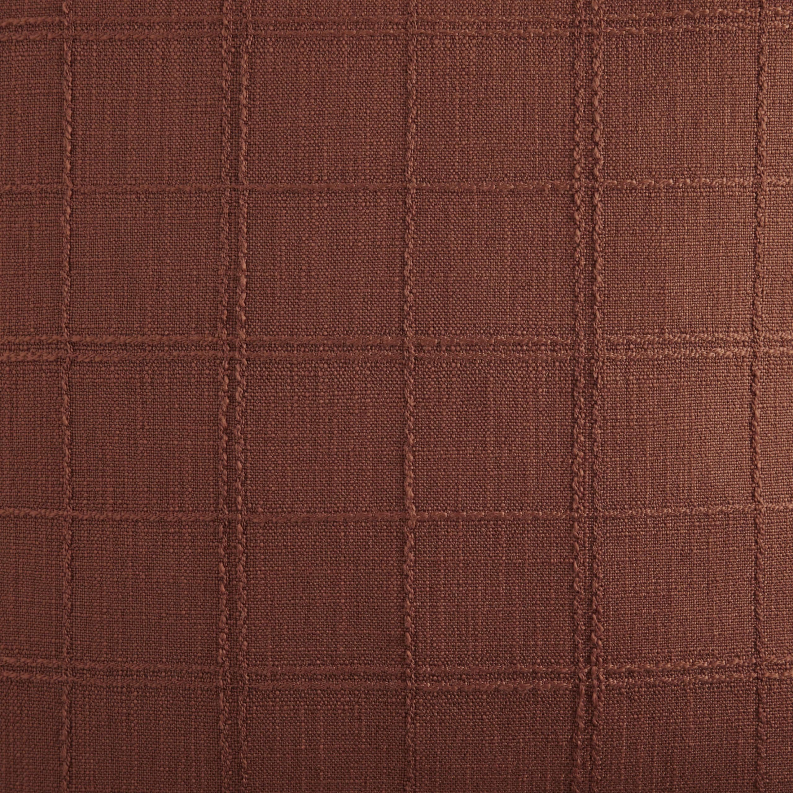 ZeeMart Linen Checked Throw Pillow Covers Set of 2, 20x20 Inch Allover Grid Terr - Thumbnail 7