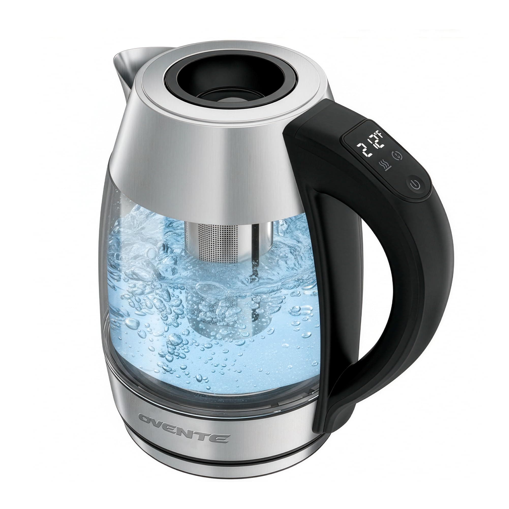 OVENTE Electric Tea Kettle with Temperature Control, Removable Tea Infuser, Easy - Image 1