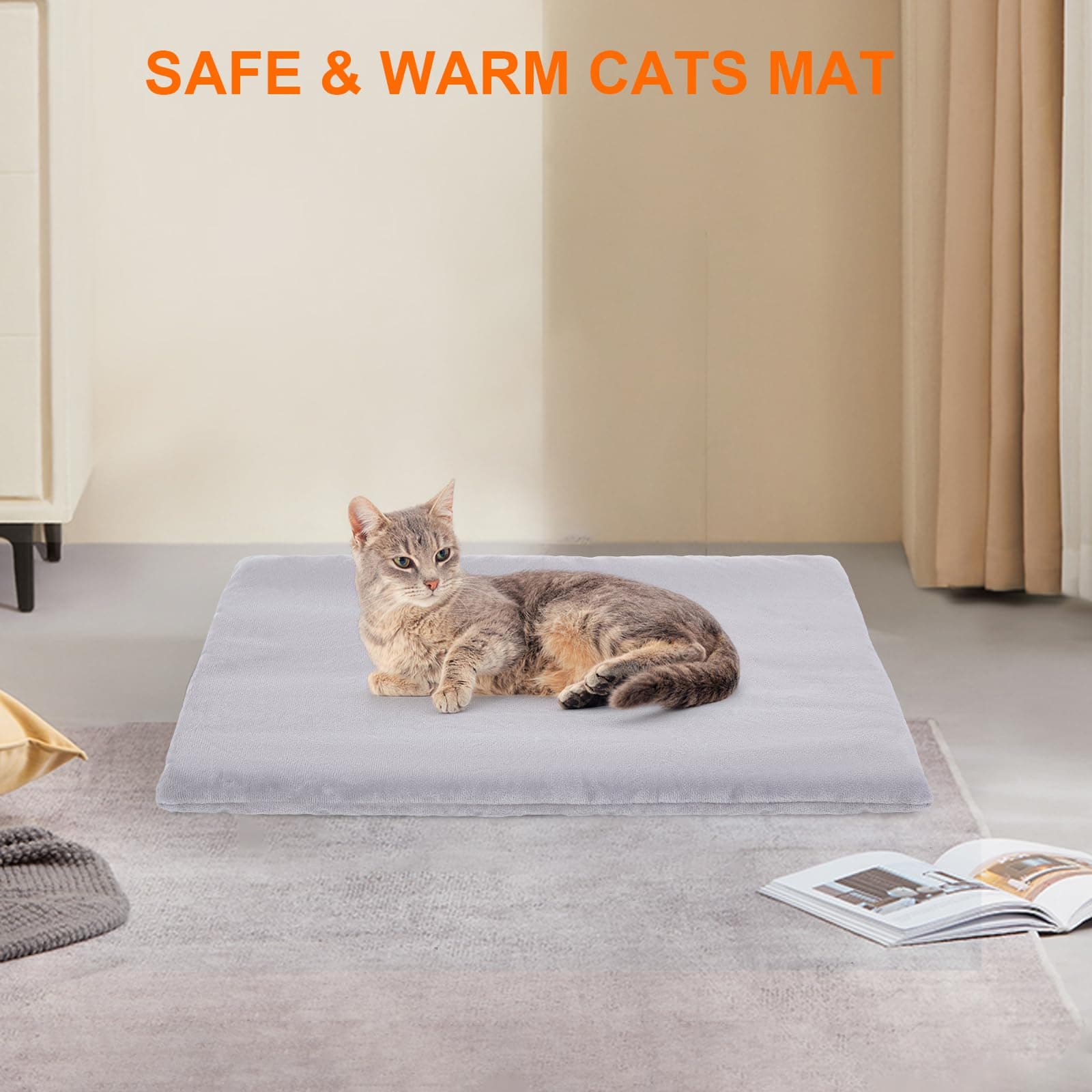 Outdoor Cat House Weatherproof, Insulated Feral Cat Houses for Cats with Cozy Cu - Thumbnail 7