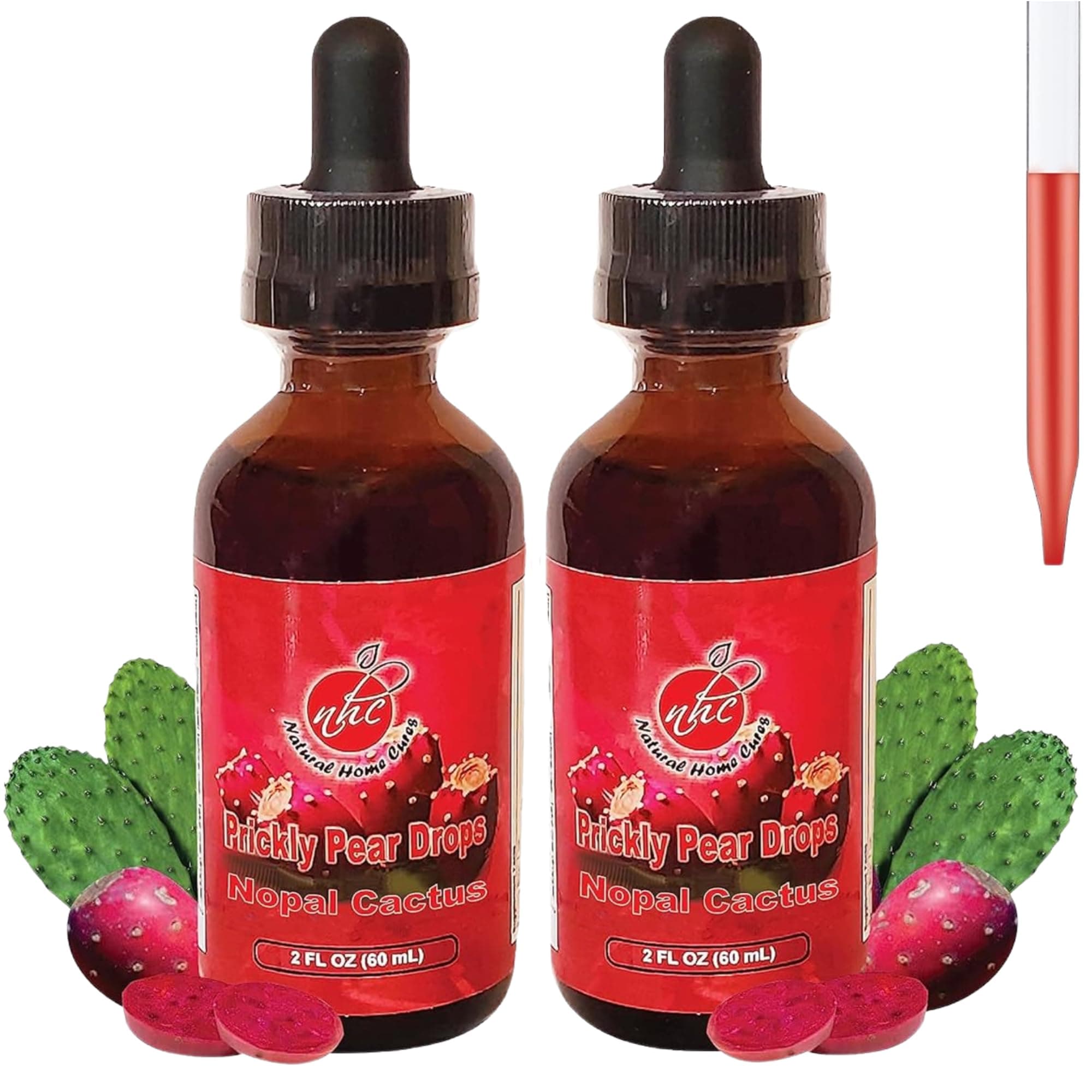 Natural Home Cures Prickly Pear Nopal Cactus Supplement - Liquid Concentrated Dr - Image 1