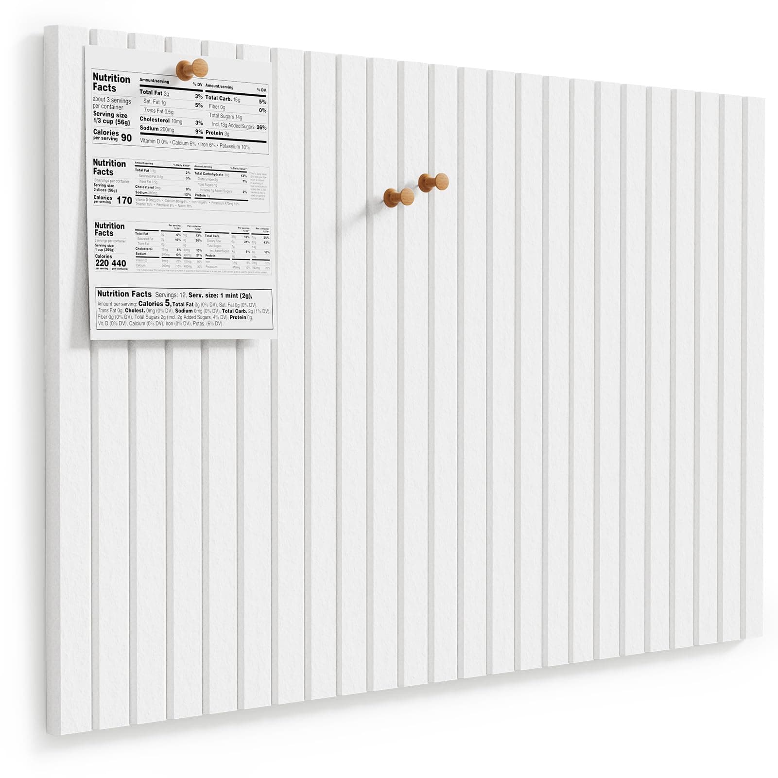 MaxGear Large Cork Boards for Walls 36" x 24", White Felt Bulletin Board Tiles f - Thumbnail 9