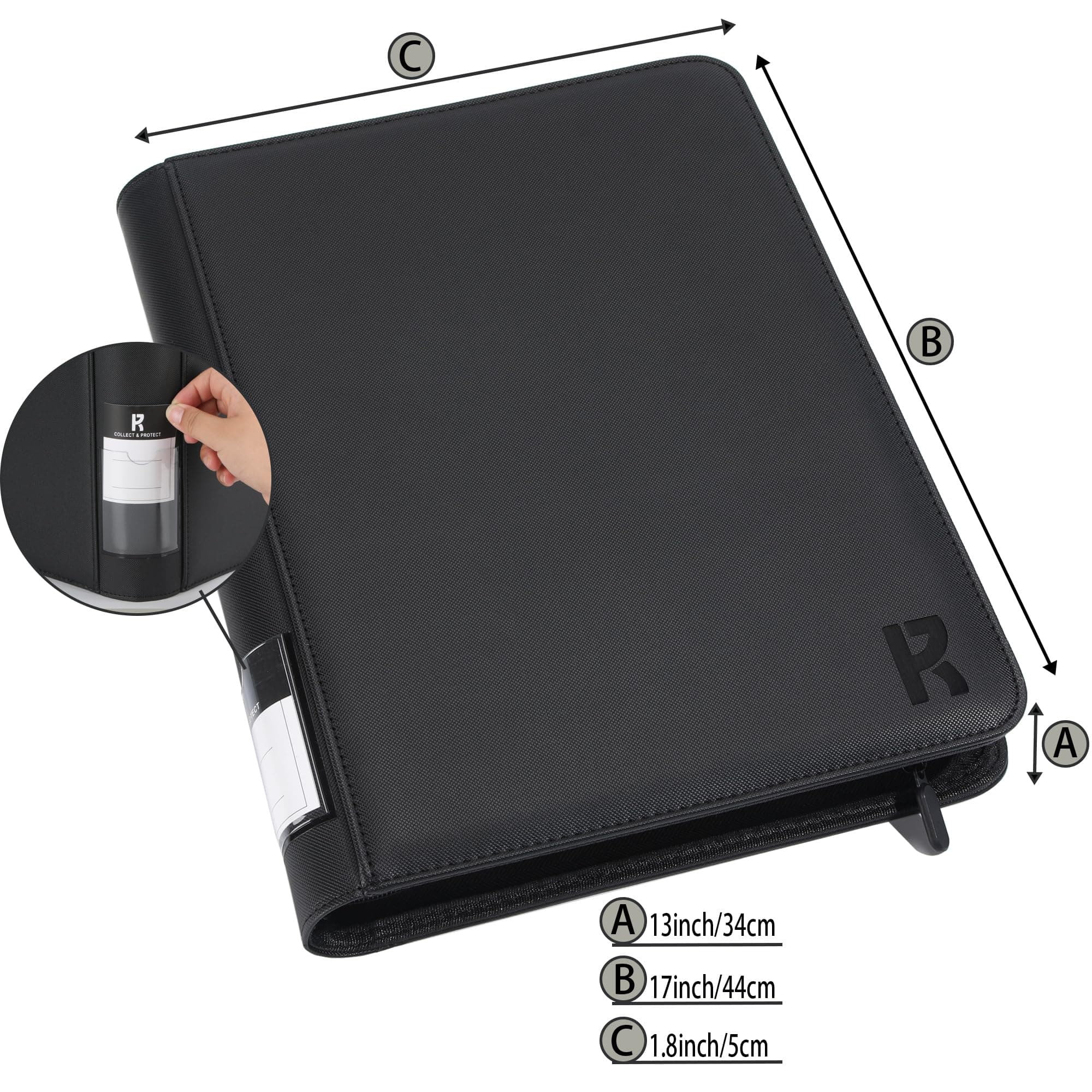 KarlyPro Premium 1024 Pocket Card Binder 16-Pocket Ringless Trading Card Album P - Thumbnail 5