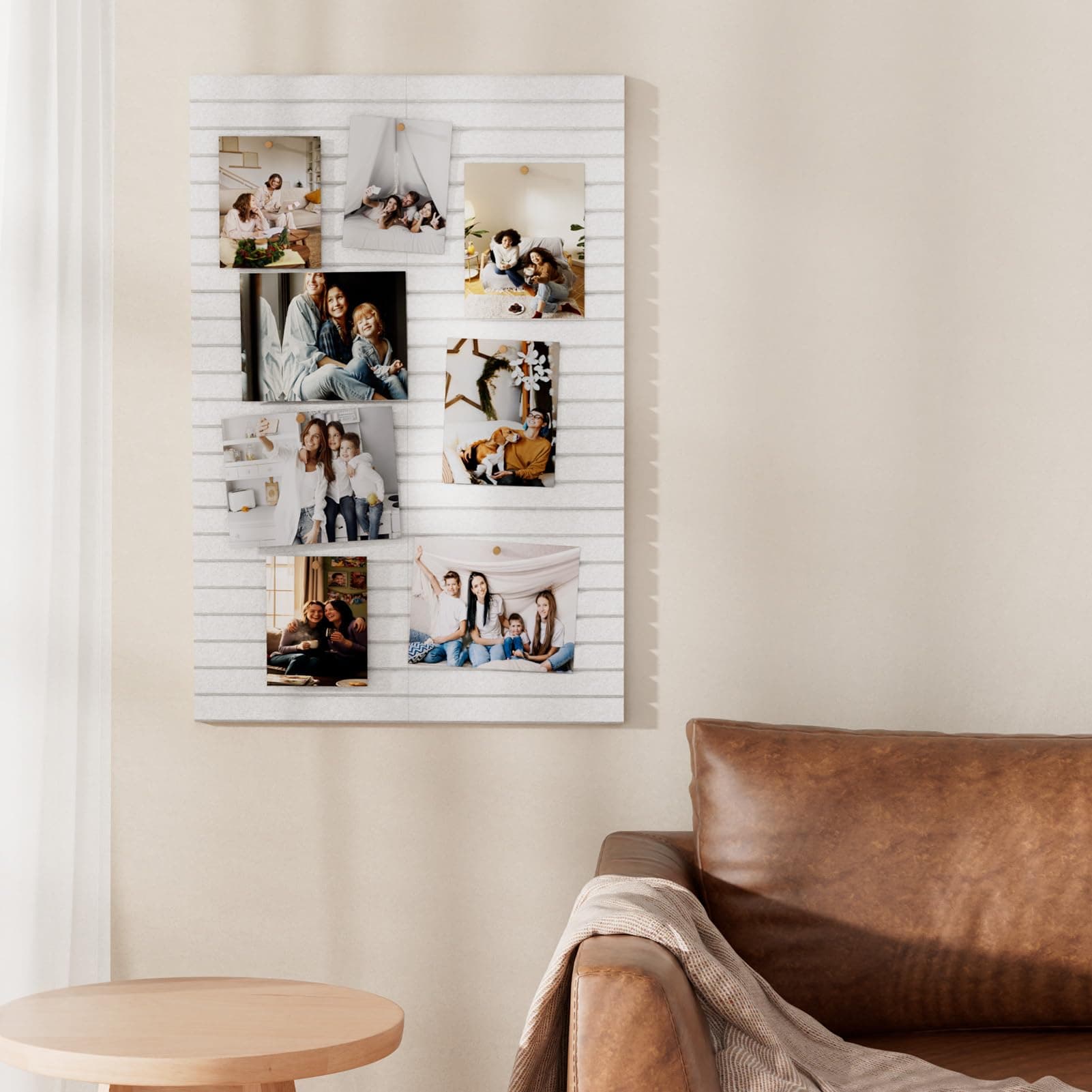 MaxGear Large Cork Boards for Walls 36" x 24", White Felt Bulletin Board Tiles f - Thumbnail 7