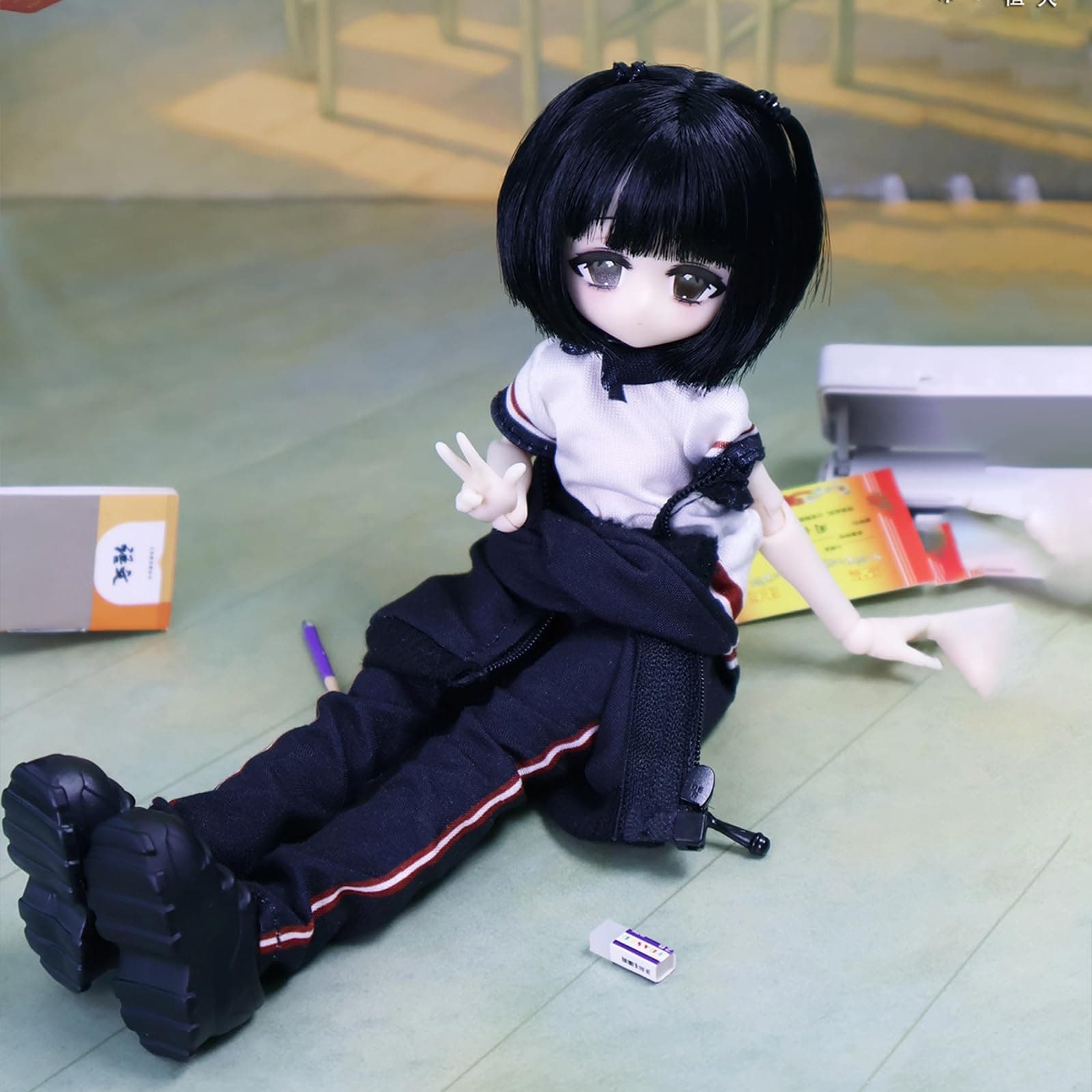 GNATAPIAY 1/12 BJD Dolls Blind Box Kawaii MJD BJD Dolls High School Campus Serie - Thumbnail 2