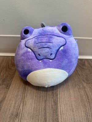 Squishmallows Dove The Purple Alligator Crocodile Plush Toy 8” - Image 1