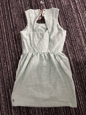 Madison Scotch Cruise Collection Dress Women’s Size 1 (XS)Green Textured Lace Up - Thumbnail 2
