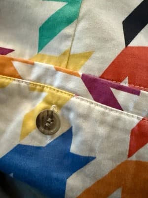 Loudmouth Shorts Mens 36 White Razzle Dazzle Houndstooth Golf Chino 10” - Thumbnail 4