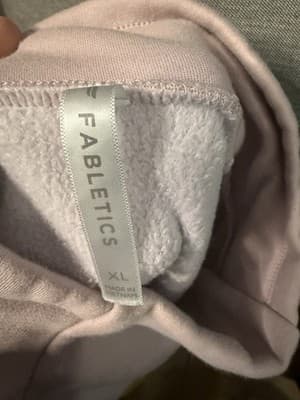 Fabletics Zaylee Funnel Neck Tunic Sweatshirt Pullover Warm White Women’s XL - Thumbnail 7