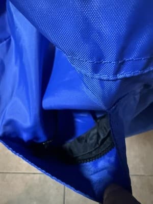 Vintage Marlboro Unlimited Jacket Mens XL Blue Nylon 90s Philip Morris - Thumbnail 4