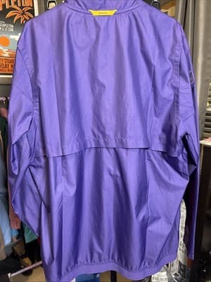 Minnesota Vikings Jacket Mens L Purple NFL Football Nike On Field Pullover - Thumbnail 10