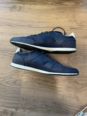 Lacoste Men's Menerva-Sport-0121-1 Sneakers Lace Up Low Top Navy/White Size 13 - Thumbnail 8
