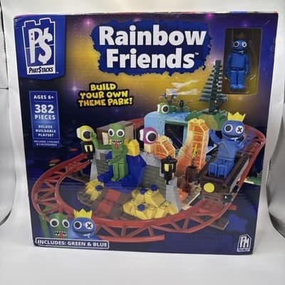 *NEW* Rainbow Friends Playset Toy Deluxe Buildable Theme Park Lego Blocks - Image 1