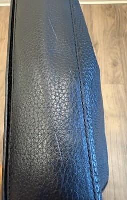 Michael Kors Black Pebbled Crossbody Bag with Gold Chain Strap Vanna Classic - Thumbnail 11