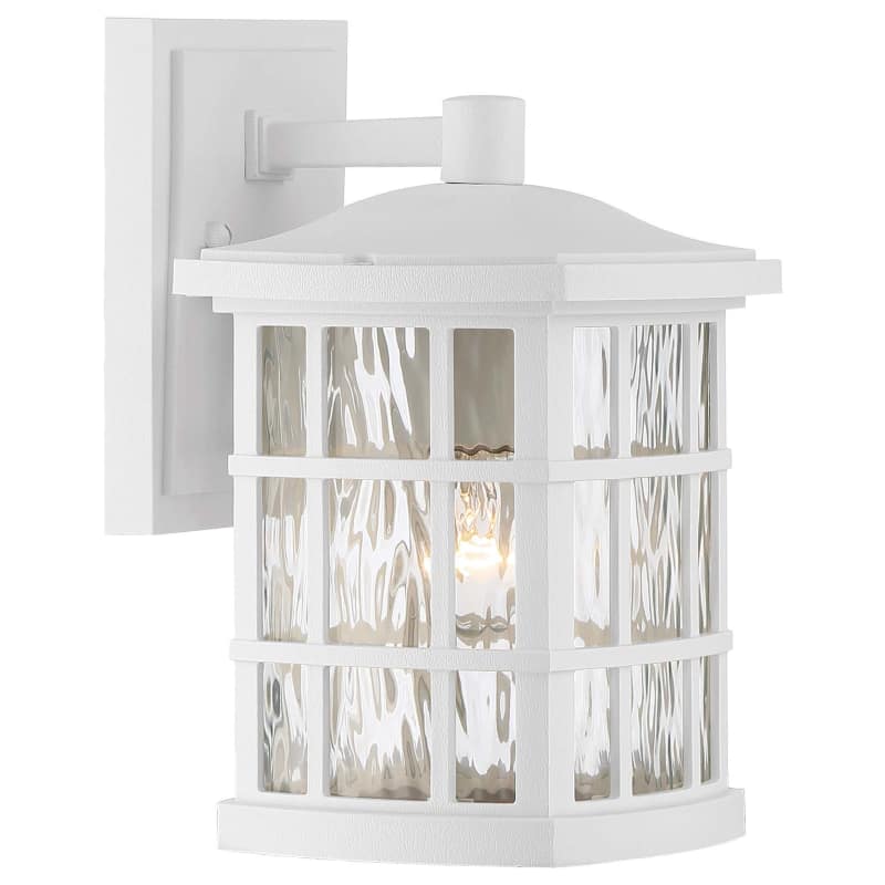 Quoizel Stonington 10 Inch Tall Outdoor Wall Light Stonington - SNN8406W - Craftsman-Mission - Thumbnail 4