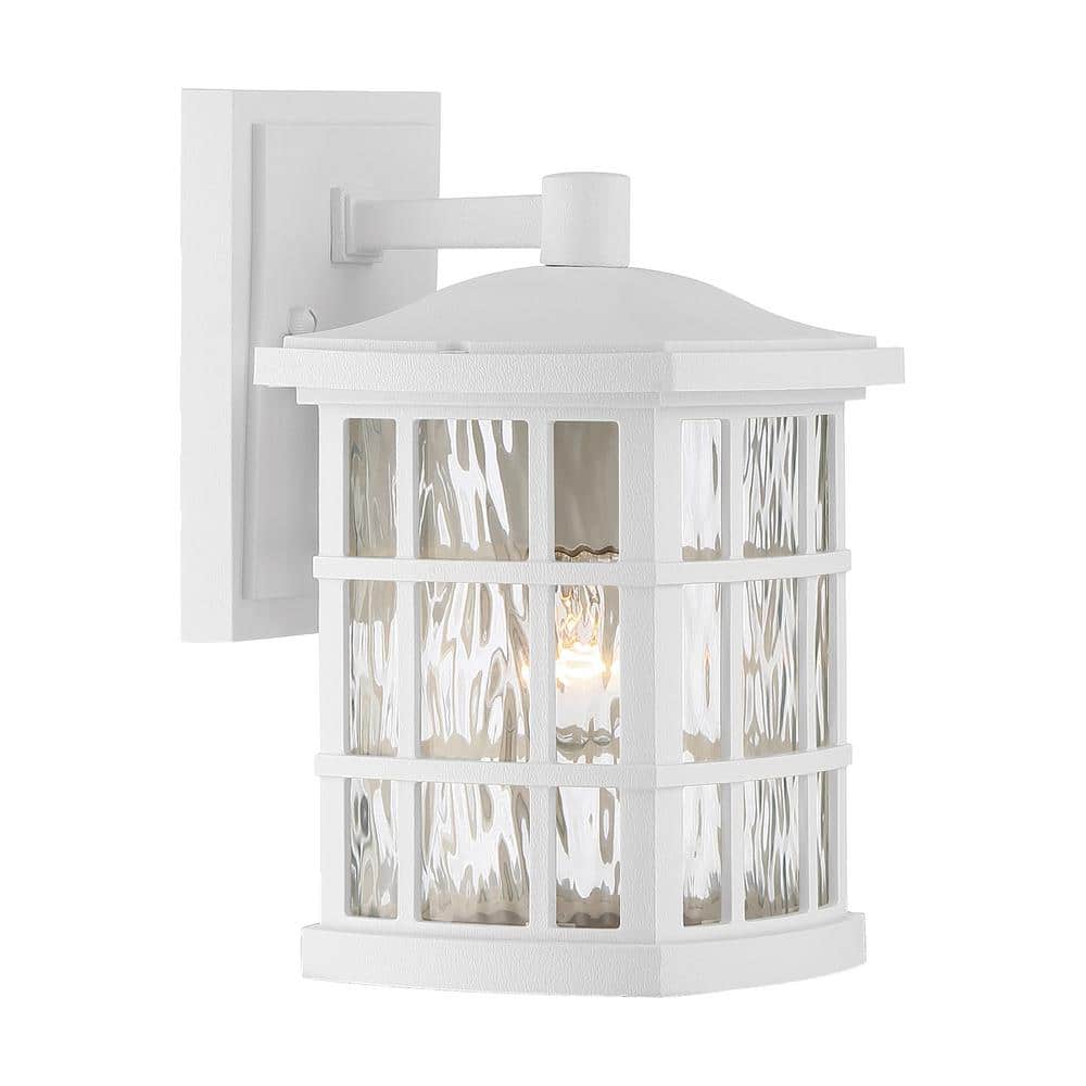 Quoizel Stonington 10 Inch Tall Outdoor Wall Light Stonington - SNN8406W - Craftsman-Mission - Thumbnail 2