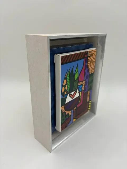 Framed Wine Canvas Print - Thumbnail 2