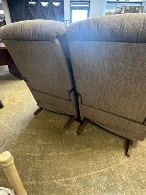 La-Z-Boy Brown Double Manual Rocker Recliner - Thumbnail 6