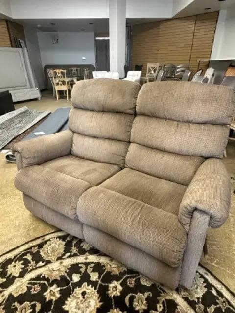 La-Z-Boy Brown Double Manual Rocker Recliner - Image 1