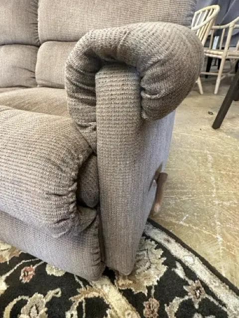 La-Z-Boy Brown Double Manual Rocker Recliner - Thumbnail 2