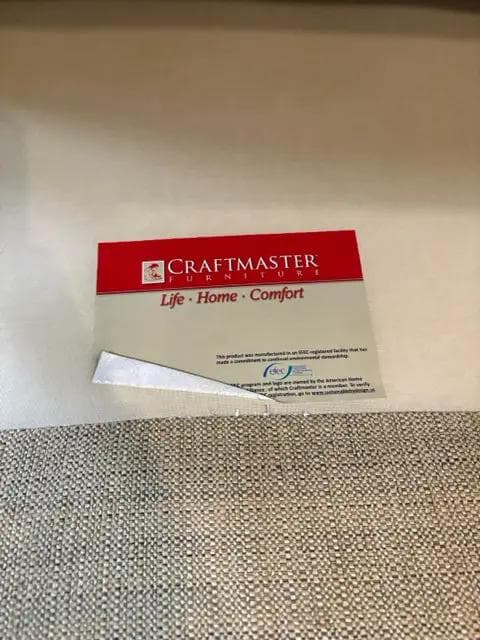 Craftmaster Wheat Conversation Sofa - Thumbnail 4