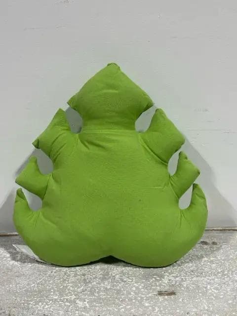 New Palm Leaf Shaped Outdoor Pillow - Thumbnail 2