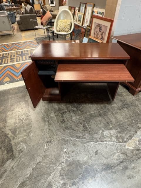 Hooker Cherry Computer Desk - Thumbnail 4