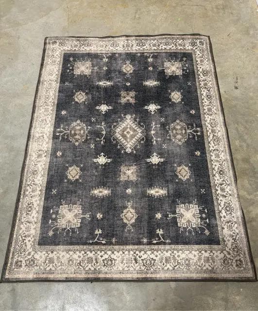 5'x7' Ruggable Verena Dark Wood Flatwoven Rug - Image 1