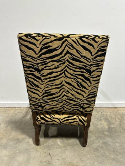 Zebra Print Arm Chair - Thumbnail 3