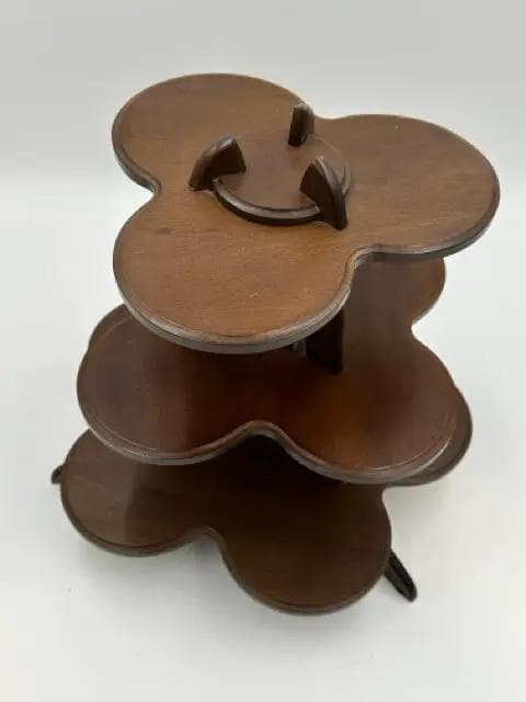 Franklin Mint Woodland Surprises Wooden Figurine Display Stand - Thumbnail 3