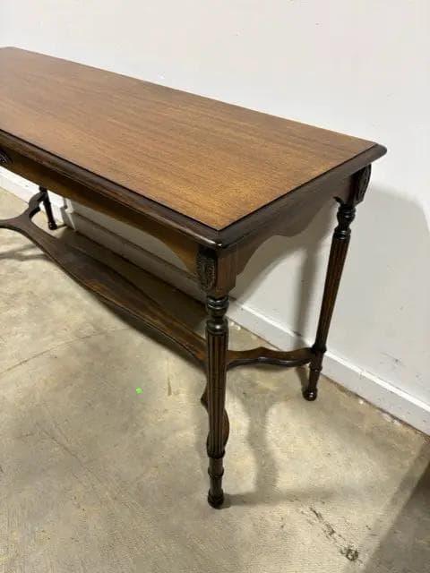 Wooden Sofa Table with 1 Drawer - Thumbnail 2