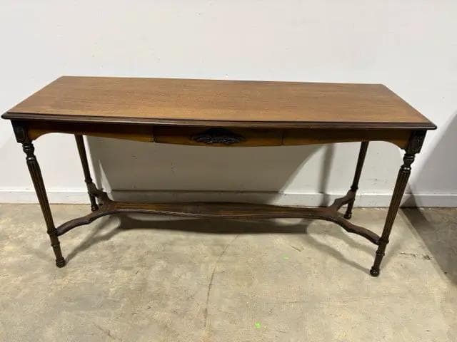 Wooden Sofa Table with 1 Drawer - Image 1