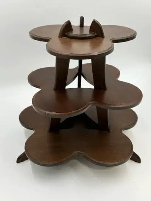 Franklin Mint Woodland Surprises Wooden Figurine Display Stand - Thumbnail 2